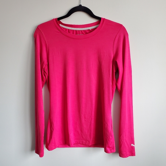 Puma Tops - 2/$30 Puma Pink Golf Long Sleeve Top Size Small